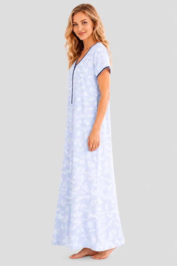 Evolove_Tencel_Bamboo_Long_Nighty_Maxi_for_Women_|_Ultra-Soft,_Silky_&_Breathable_Luxury_Sleepwear_Nightgown_|_Eco-Friendly_Floral_Night_Dress_with_Minimal_Embroidery_|_Zipper_Arkha_Style