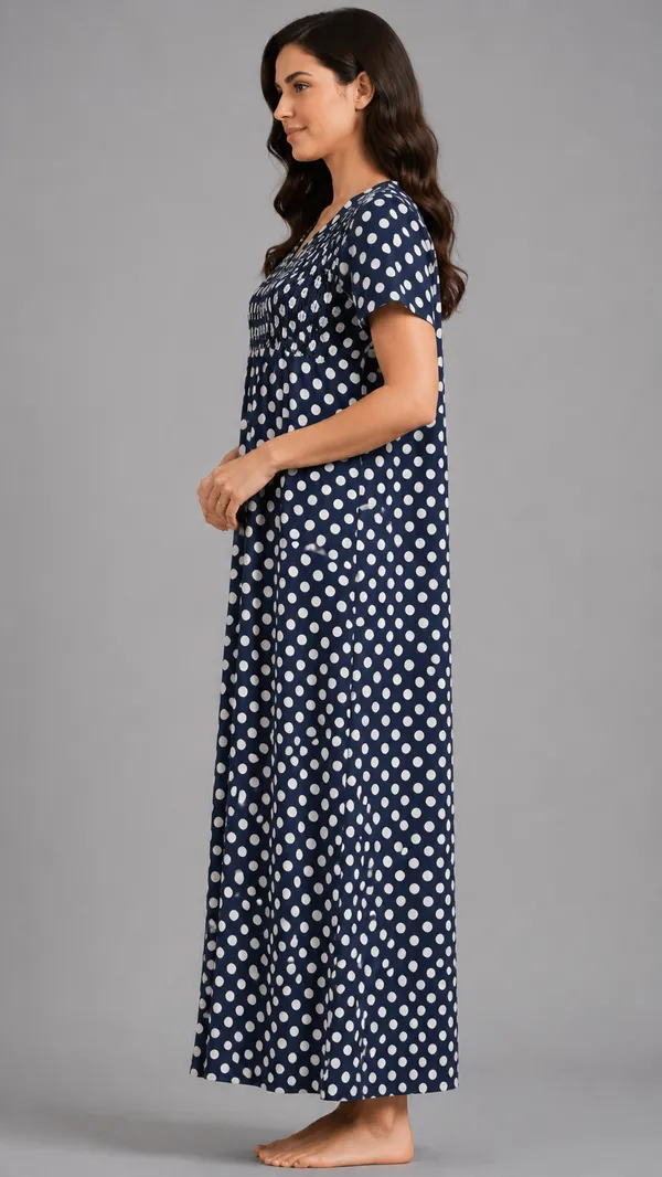 Evolove_Women's_Smoking_Rayon_Nighty_|_Printed_Full_Length_Maxi_Night_Gown_|_Soft_&_Breathable_Lounge_Wear_|_Short_Sleeve_Round_Neck_Nightdress_|_Comfortable_Sleepwear_for_Daily_Use