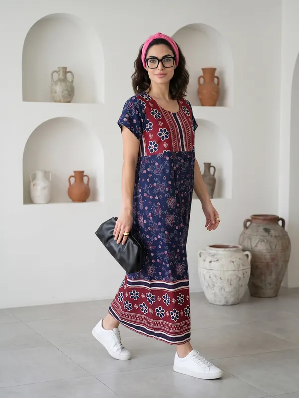 Evolove_Women's_Cotton_Long_Maxi_Night_Gown_Nighty_Dress_with_Pocket_&_Stylish_Button,_Super_Soft_Comfortable_(LNG-Button)