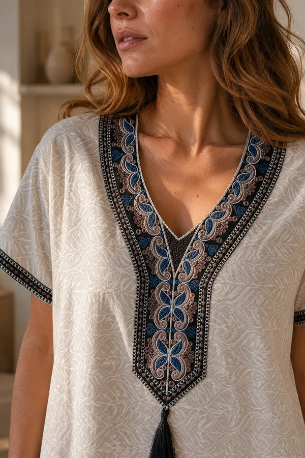 Evolove_Women's_Embroidery_Rayon_Nighty_|_Printed_Full_Length_Maxi_Night_Gown_|_Soft_&_Breathable_Lounge_Wear_|_Short_Sleeve_Round_Neck_Nightdress_|_Comfortable_Sleepwear_for_Daily_Use