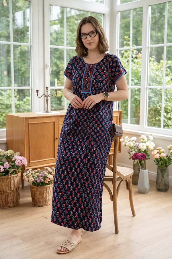 Evolove_Women's_Cotton_Long_Maxi_Night_Gown_Nighty_Dress_with_Pocket_&_Stylish_Button,_Super_Soft_Comfortable_(LNG-Button)