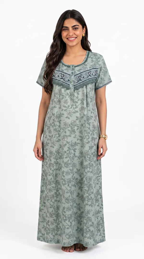Evolove_Womens_Rayon_Nighty_|_Printed_Full_Length_Maxi_Night_Gown_|_Soft_&_Breathable_Lounge_Wear_|_Short_Sleeve_Round_Neck_Nightdress_|_Comfortable_Sleepwear_for_Daily_Use