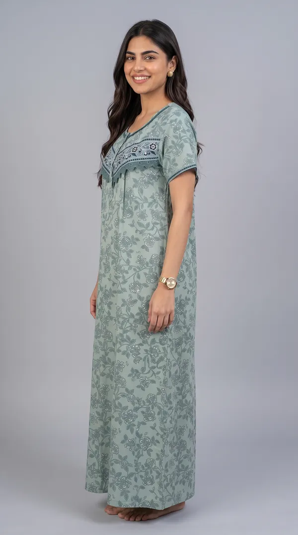 Evolove_Womens_Rayon_Nighty_|_Printed_Full_Length_Maxi_Night_Gown_|_Soft_&_Breathable_Lounge_Wear_|_Short_Sleeve_Round_Neck_Nightdress_|_Comfortable_Sleepwear_for_Daily_Use