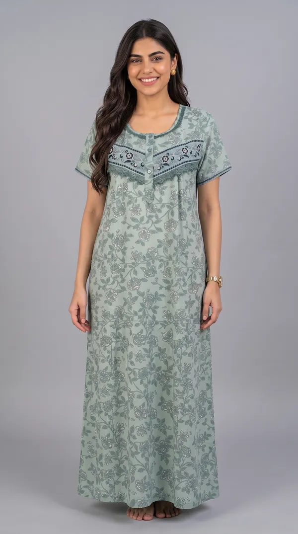 Evolove_Womens_Rayon_Nighty_|_Printed_Full_Length_Maxi_Night_Gown_|_Soft_&_Breathable_Lounge_Wear_|_Short_Sleeve_Round_Neck_Nightdress_|_Comfortable_Sleepwear_for_Daily_Use