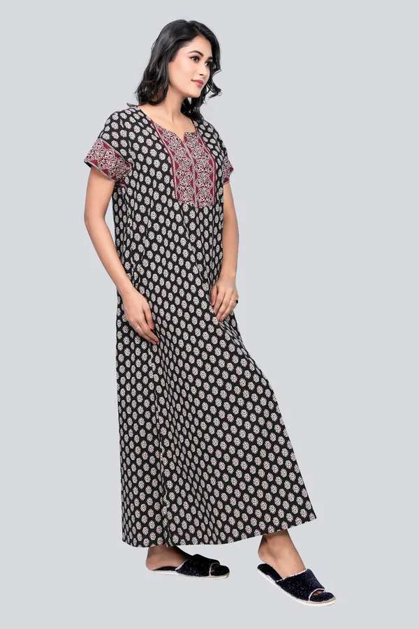 Evolove_Women's_Cotton_Long_Maxi_Night_Gown_Nighty_Dress_with_Pocket,_Super_Soft_Comfortable