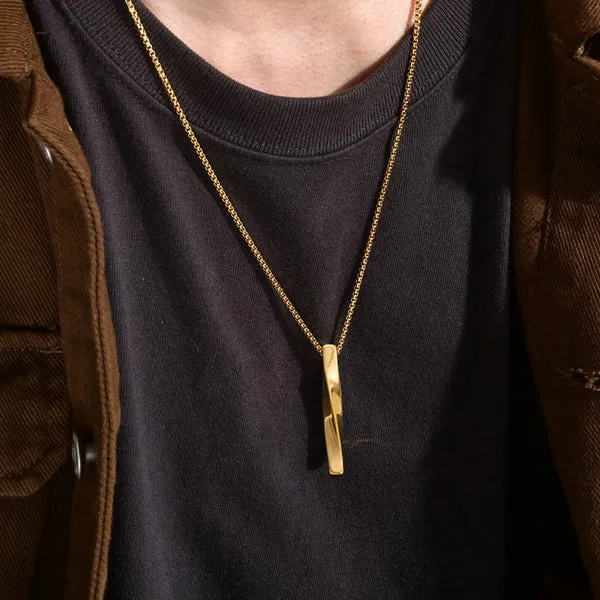 Gold_Plated_Stainless_Steel_Anti_Tarnish_Twisted_Bar_Shaped_Hip_Hop_Party_Pendant_For_Men