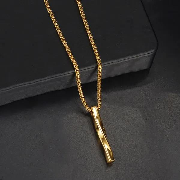Gold_Plated_Stainless_Steel_Anti_Tarnish_Twisted_Bar_Shaped_Hip_Hop_Party_Pendant_For_Men