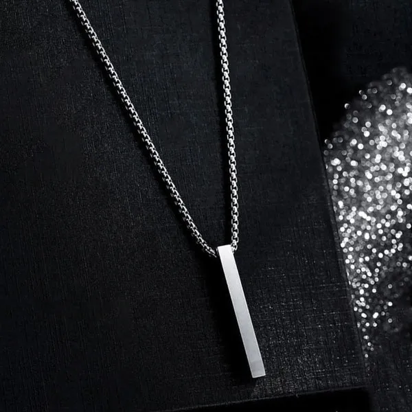 Silver_Plated_Stainless_Steel_Anti_Tarnish_Bar_Shaped_Hip_Hop_Party_Pendant_For_Men