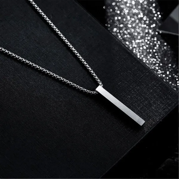 Silver_Plated_Stainless_Steel_Anti_Tarnish_Bar_Shaped_Hip_Hop_Party_Pendant_For_Men