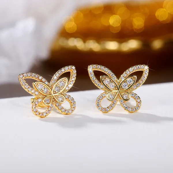 Gold_Plated_American_Diamond_Studded_Dual_Butterfly_Shaped_Korean_Stud_Earrings