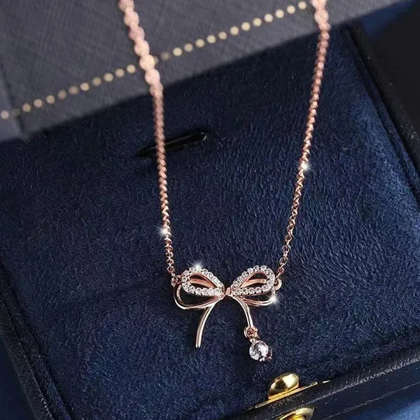 Rose_Gold_Plated_American_Diamond_Studded_Infinity_Shape_Korean_Pendant