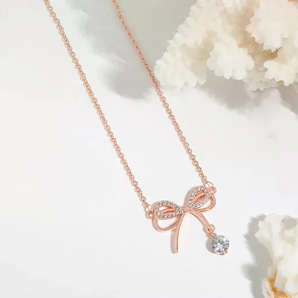 Rose_Gold_Plated_American_Diamond_Studded_Infinity_Shape_Korean_Pendant