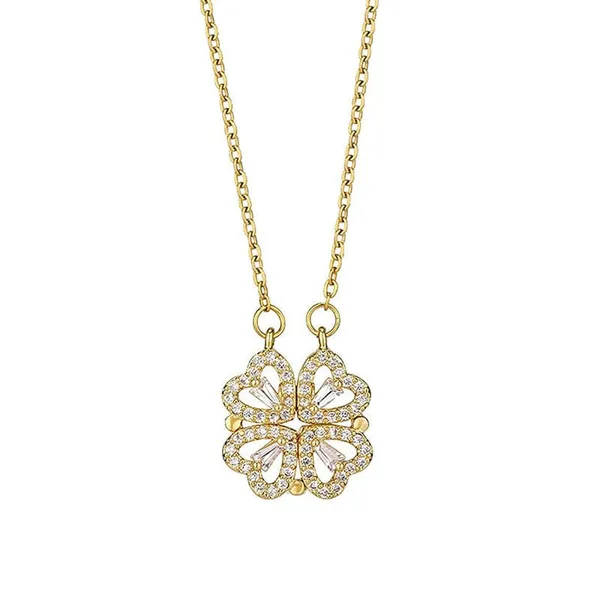 Gold_Plated_Clover_Design_Ad_Openable_Magnetic_Pendant