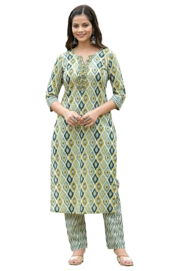 Off_White_Cotton_Printed_Salwar_Suit_Set_|_Kurta_Pant_Dupatta_Set_Stitched_For_Women
