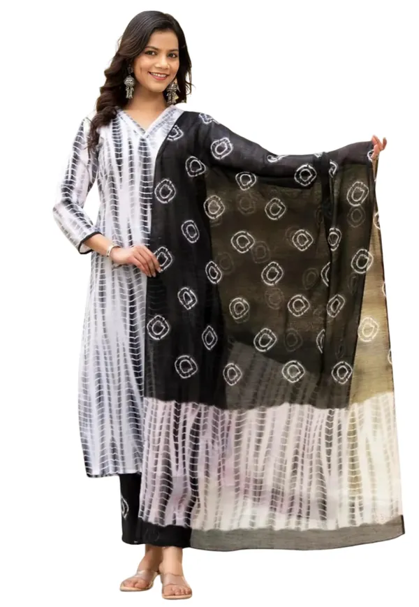 Black_Printed_Cotton_Salwar_Suit_Set_Stitched_Kurta_Pant_Dupatta_Set_For_Women