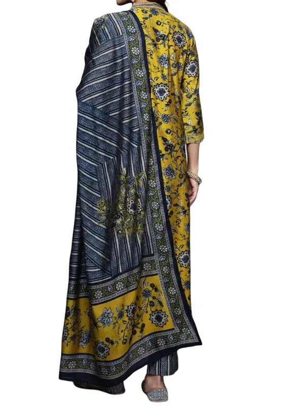 Yellow_Cotton_Printed_Salwar_Suit_Set_|_Kurta_Pant_Dupatta_Set_Stitched_For_Women