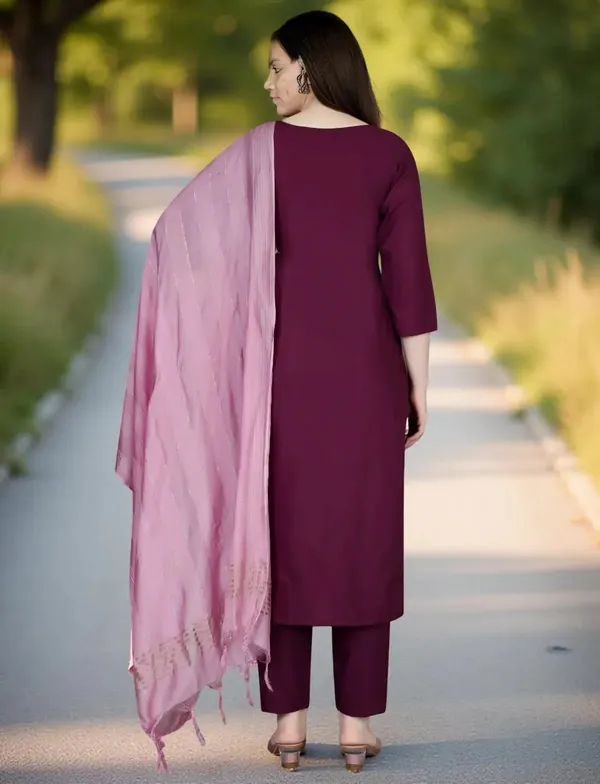 Purple_Stitched_Kurta_and_Pant_&_Dupatta_Set