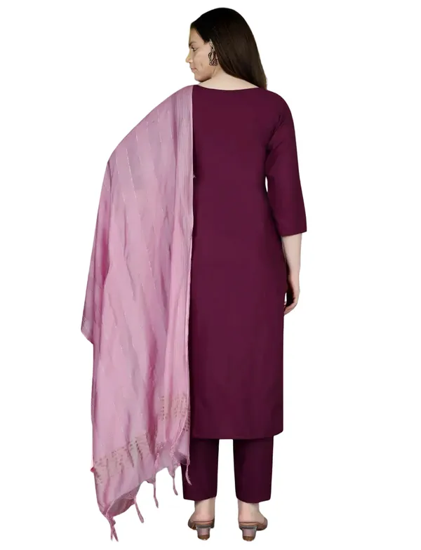 Purple_Stitched_Kurta_and_Pant_&_Dupatta_Set