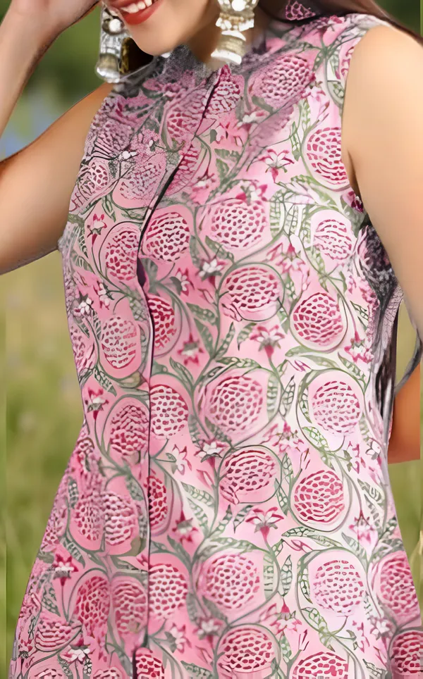 Pink_Stitched_Kurta_And_Palazzo_Set_For_Women