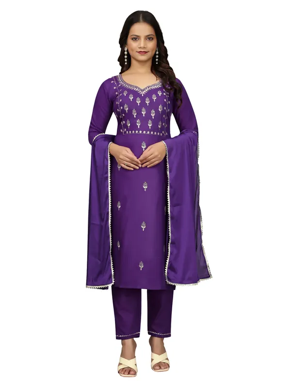 Purple_Stitched_Kurta_and_Pant_&_Dupatta_Set