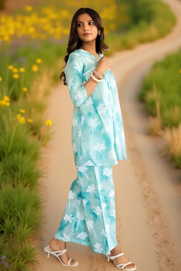 Sky_Blue_Printed_Reyon_Slub_Co-ord_Set_For_Women