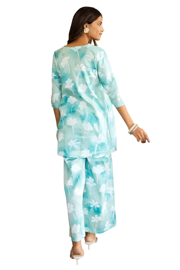 Sky_Blue_Printed_Reyon_Slub_Co-ord_Set_For_Women