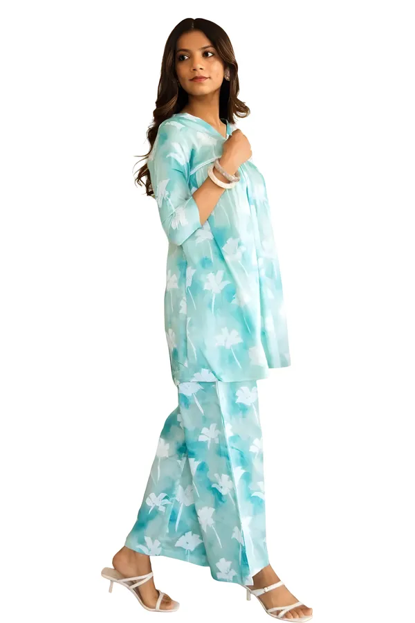 Sky_Blue_Printed_Reyon_Slub_Co-ord_Set_For_Women