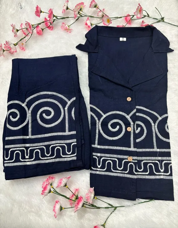 Navy_Blue_Cotton_Casual_Co-Ord_Set_For_Women