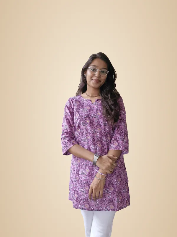 Pink_Cotton_Casual_Short_Top_For_Women