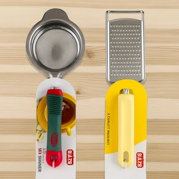 Multicolor_Stainless_Steel_Cheese_Grater_&_Tea_Strainer_Combo_Set_(Pack_Of_2)