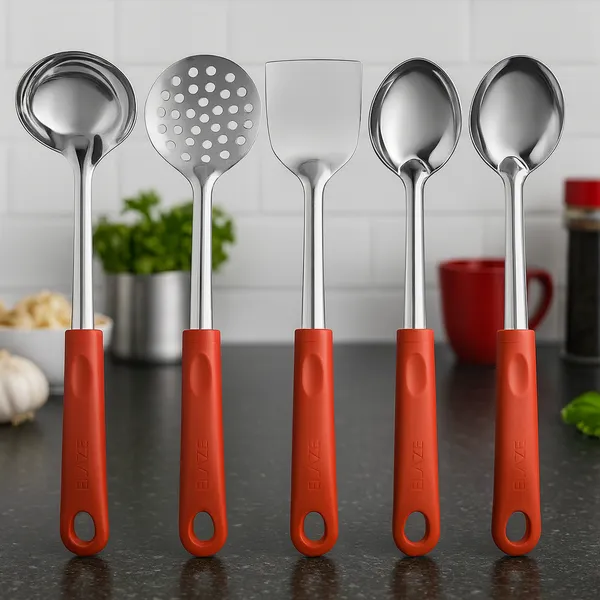 Red_Premium_Stainless_Steel_Serving_Set_Pack_Of_5