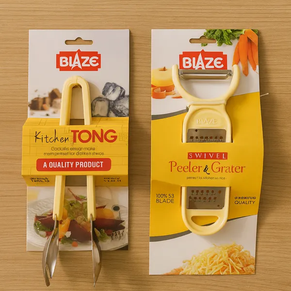 Yellow_Premium_Veg_Swivel_Peeling_Knife_&_Salad_Bread_Tong_Combo_Set_(Pack_Of_2)