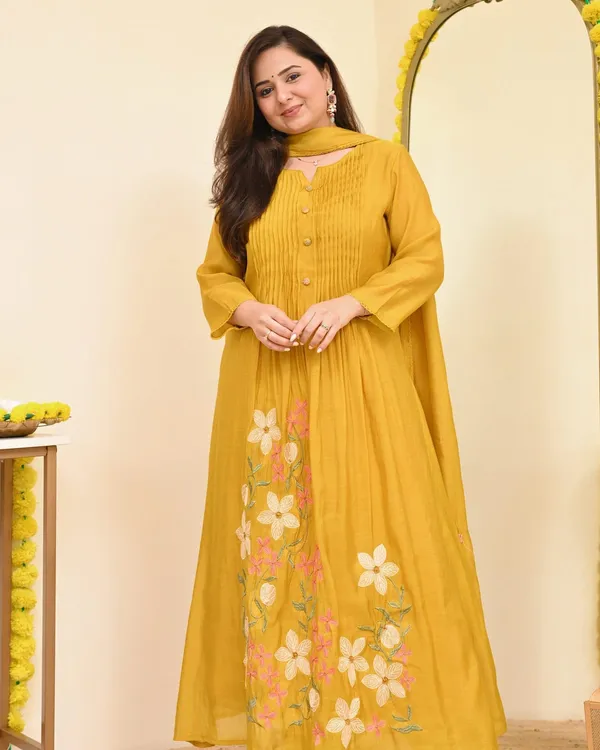 Mustard_Yellow_Floral_Embroidered_Anarkali_Suit_Set
