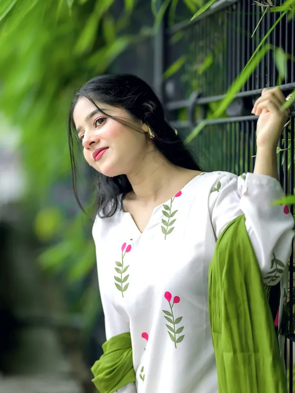 Olive_Bloom_Cotton_Kurta_Palazzo_Set_with_Dupatta_🌿✨
