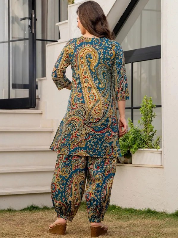 Royal_Paisley_Printed_Cotton_Co-ord_Set