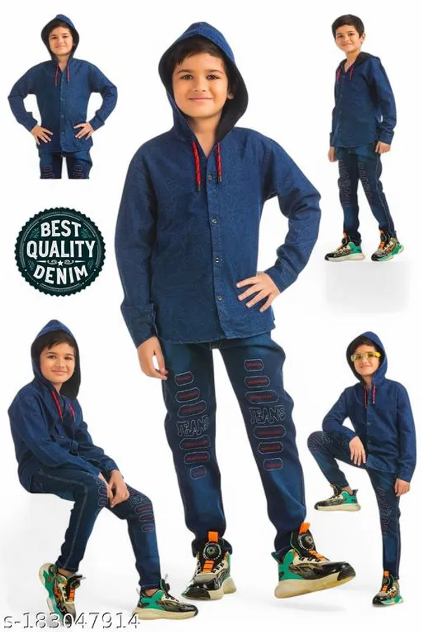 Denim_Cotton_Clothing_Set_For_Kids
