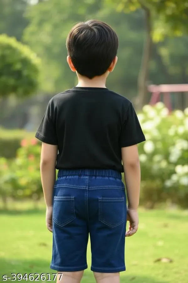 Navyblue_Denim_Shorts_For_Kids