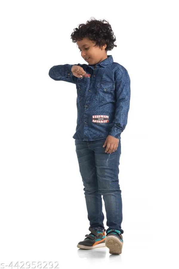 Casual_Denim_Shirt_For_Kids