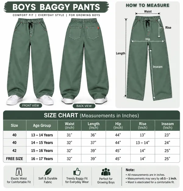 Boys_Green_Denim_4_Pocket_Baggy_Jeans_|_Korean_Fit_|_Elastic_Waist_Drawstring_|_Loose_Fit_Casual_Jeans_for_Kids