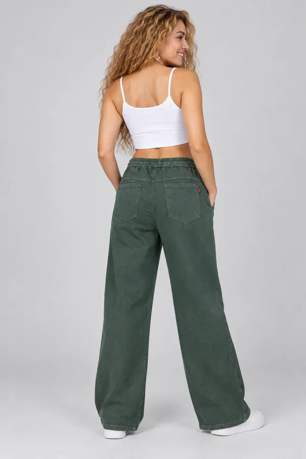Women’s_Black_Wide-Leg_Baggy_Jeans_|_Elastic_Waist_Drawstring_|_Loose_Fit_Casual_Denim_Pants