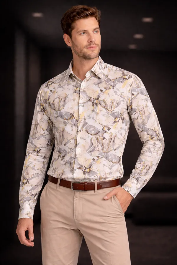 Men�s_Cotton_Full_Sleeve_Digital_Printed_Popcorn_Shirt_|_Stylish_Casual_Slim_Fit_Shirt