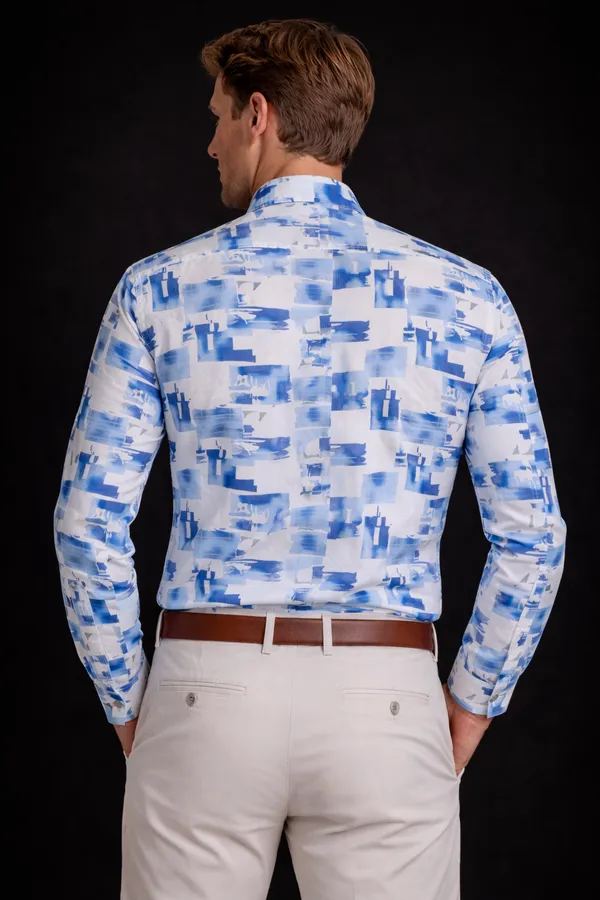 Men�s_Cotton_Full_Sleeve_Digital_Printed_Popcorn_Shirt_|_Stylish_Casual_Slim_Fit_Shirt