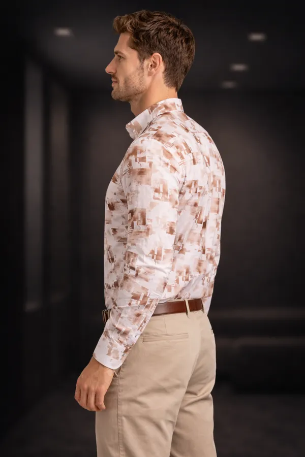 Men�s_Cotton_Full_Sleeve_Digital_Printed_Popcorn_Shirt_|_Stylish_Casual_Slim_Fit_Shirt