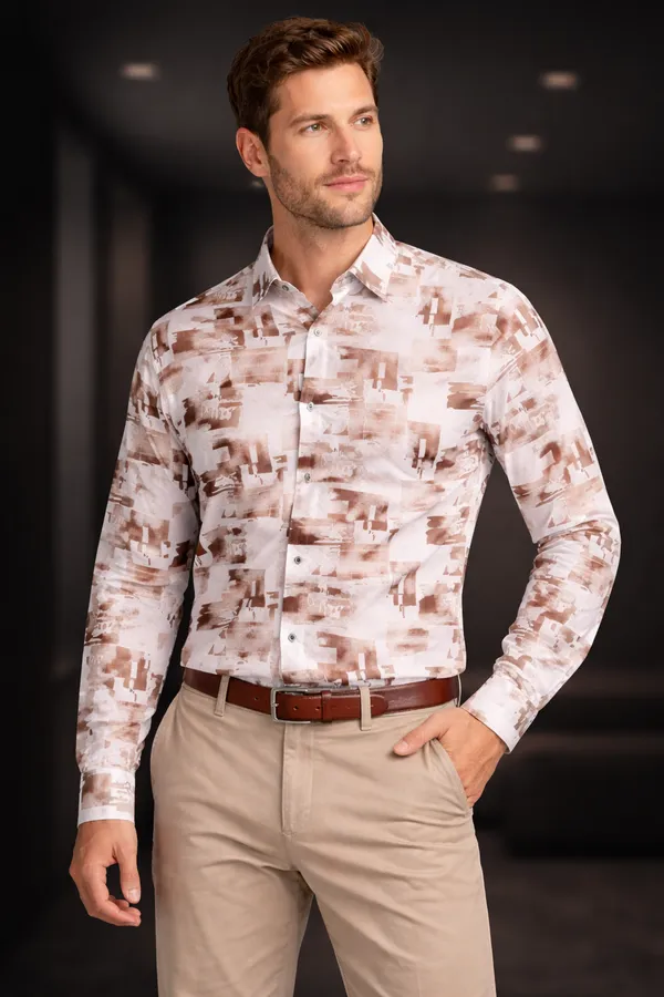 Men�s_Cotton_Full_Sleeve_Digital_Printed_Popcorn_Shirt_|_Stylish_Casual_Slim_Fit_Shirt