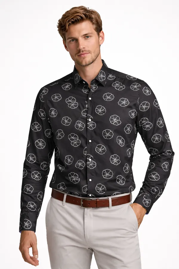 Men�s_Cotton_Full_Sleeve_Digital_Printed_Popcorn_Shirt_|_Stylish_Casual_Slim_Fit_Shirt