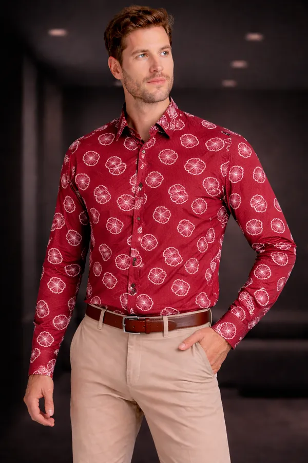 Men�s_Cotton_Full_Sleeve_Digital_Printed_Popcorn_Shirt_|_Stylish_Casual_Slim_Fit_Shirt