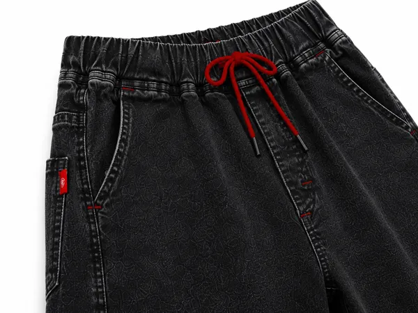 Boys_Black_Baggy_Fit_Denim_Jeans_|_Korean_Style_Loose_Fit_Elastic_Waist_Drawstring_Full_Length_Casual_Denim_Pants