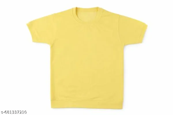 Yellow_Cotton_T-Shirt_For_Kids
