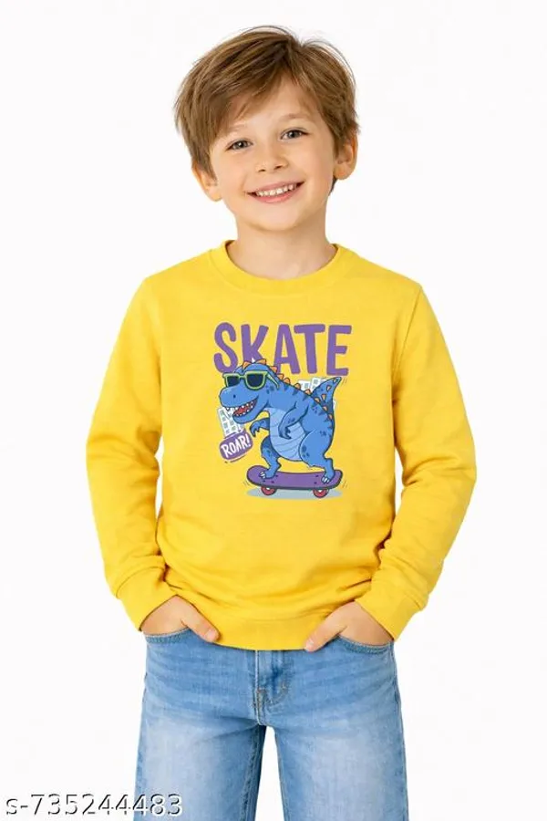 Yellow_Cotton_T-Shirt_For_Kids