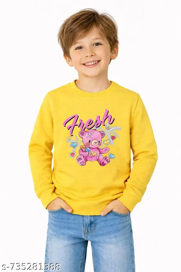 Yellow_Cotton_T-Shirt_For_Kids